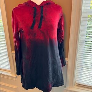 Heyne Bogut red and black hooded sweatshirt - size 1